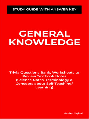 cover image of General Knowledge Study Guide with Answer Key